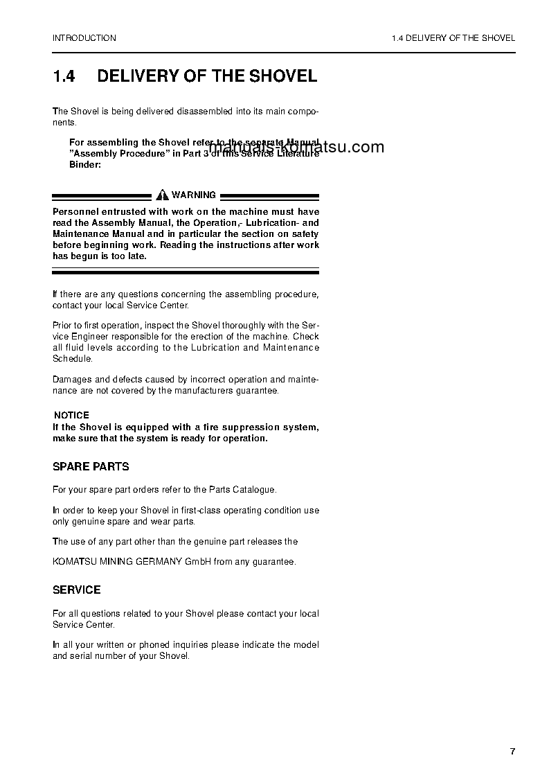 Protected: PC5500-6(DEU) S/N 15018 Operation manual (English)