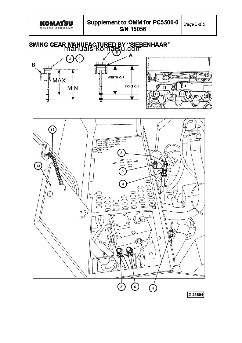 PC5500-6(DEU) S/N 15056 Operation manual (English)