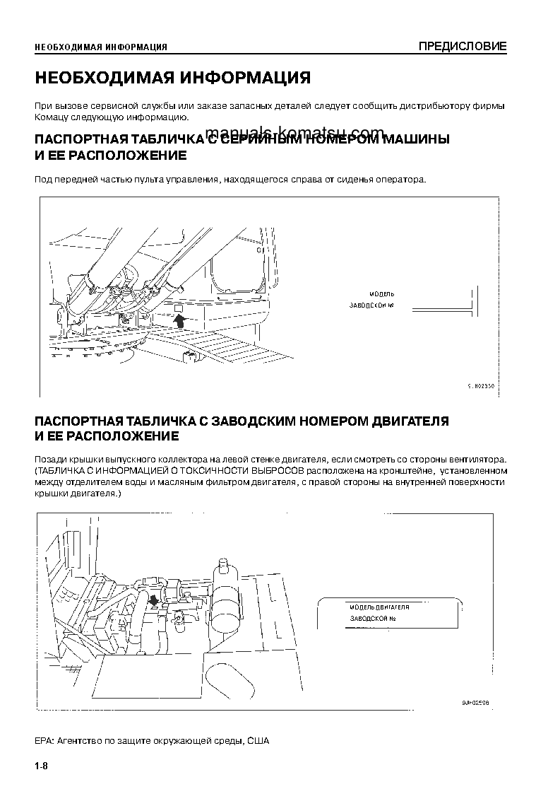 Protected: PC270-7(JPN) S/N 27101-UP Operation manual (Russian)