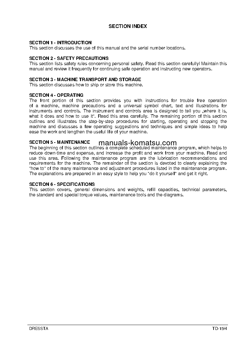 Protected: TD-15H S/N 32501-UP Operation manual (English)