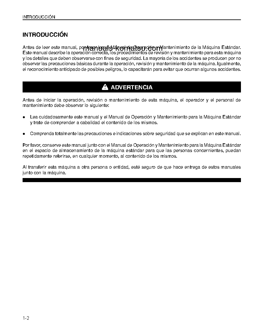 Protected: PC200-6(JPN) S/N 80001-87999 Operation manual (Spanish)