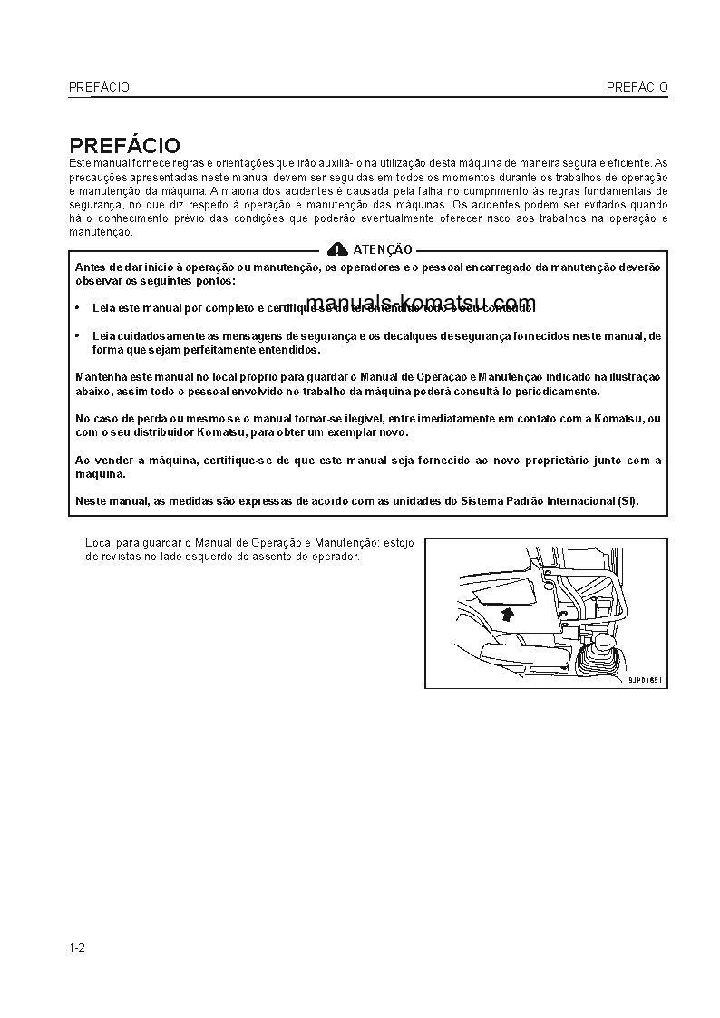 Protected: PC228USLC-3(JPN)-E0 S/N 40001-UP Operation manual (Portuguese)