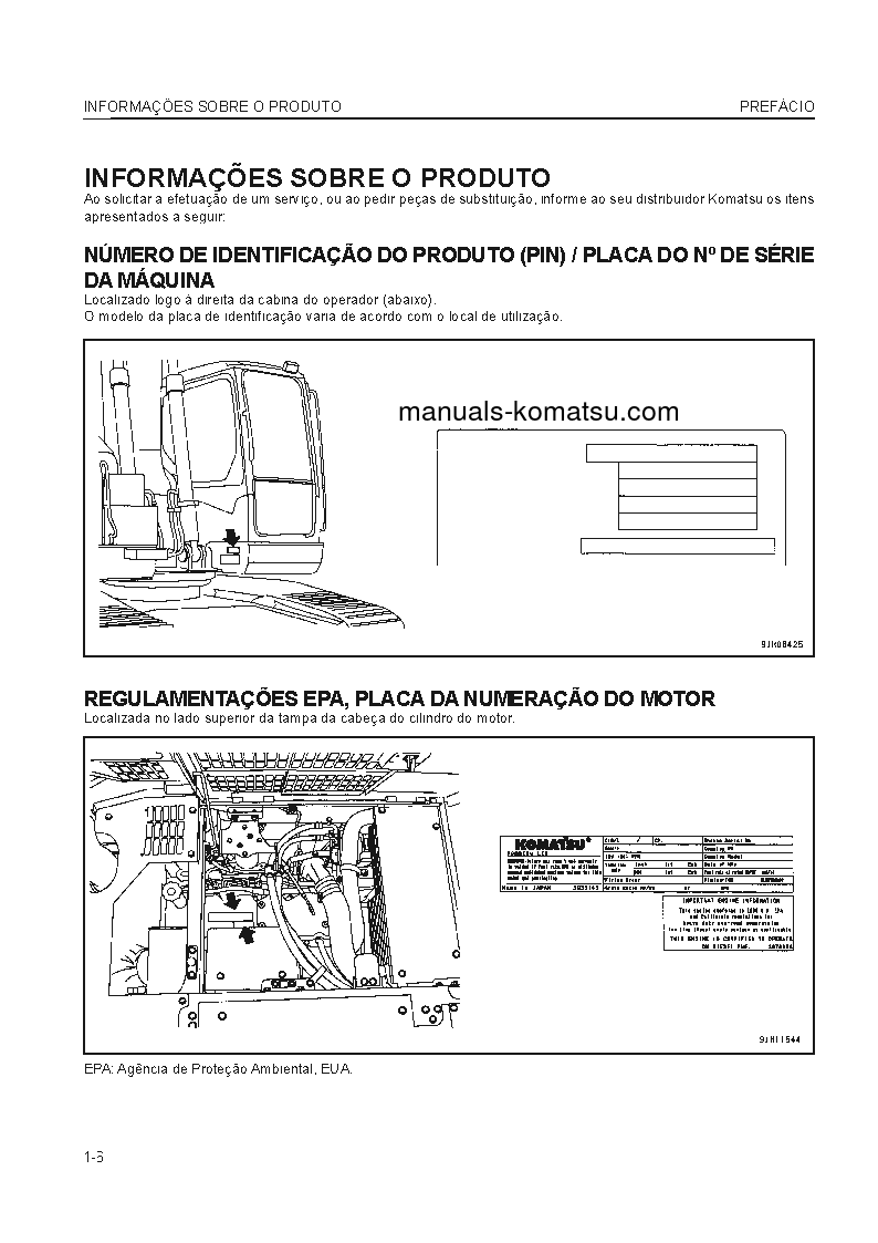 Protected: PC228USLC-3(JPN)-E0 S/N 40001-UP Operation manual (Portuguese)
