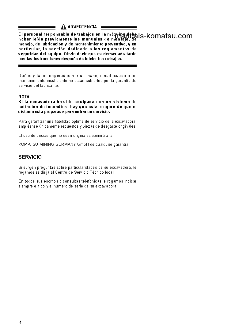 Protected: PC3000-6(DEU) S/N 06250 Shop (repair) manual (Spanish)