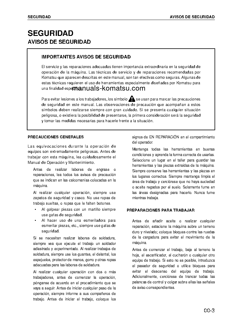 Protected: PC450LC-7(JPN) S/N 20001-UP Shop (repair) manual (Spanish)