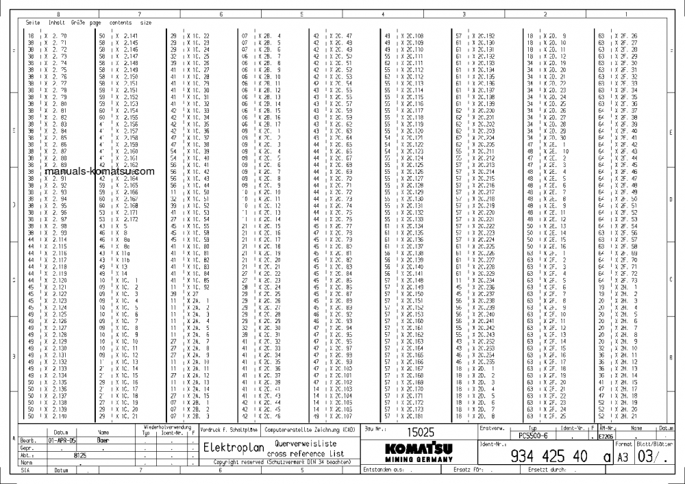 Protected: PC5500-6(DEU) S/N 15025 Shop (repair) manual (English)