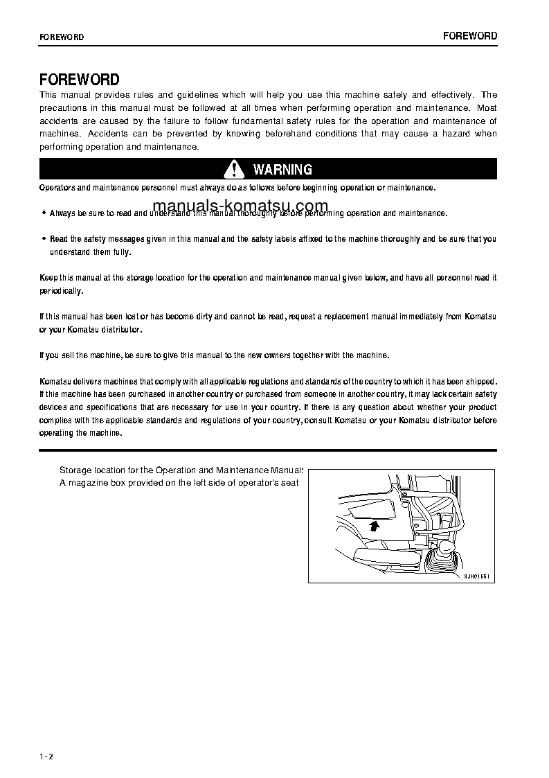 Protected: PC78US-6(JPN) S/N 6501-7614 Operation manual (English)