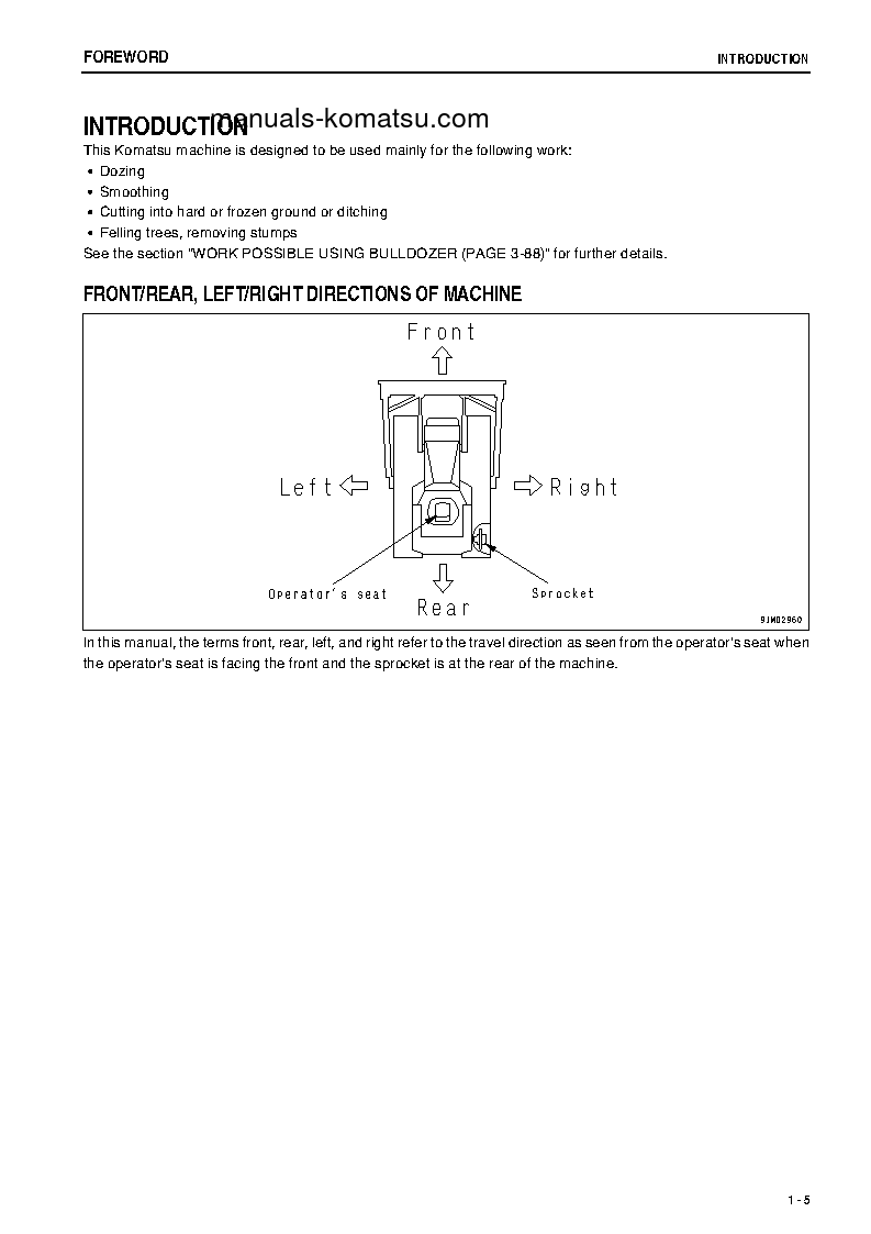 Protected: D65E-12(JPN) S/N 65001-67406 Operation manual (English)