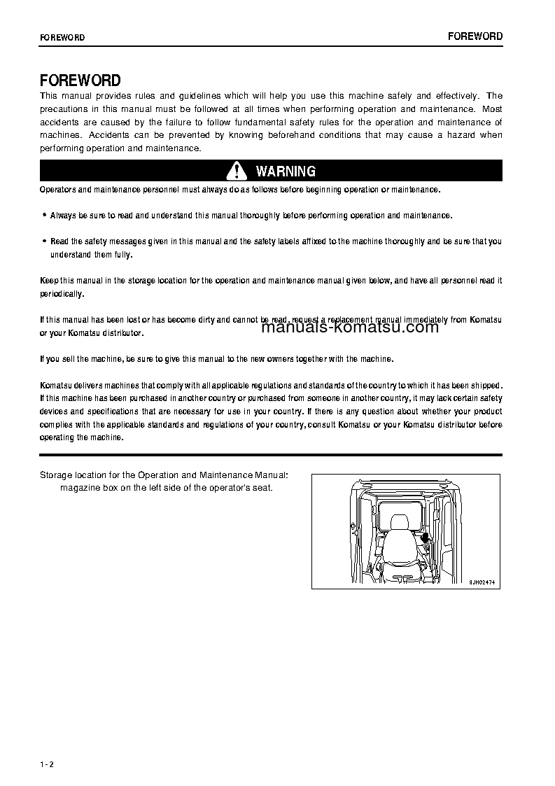 Protected: PC600LC-7(JPN) S/N 20105-UP Operation manual (English)