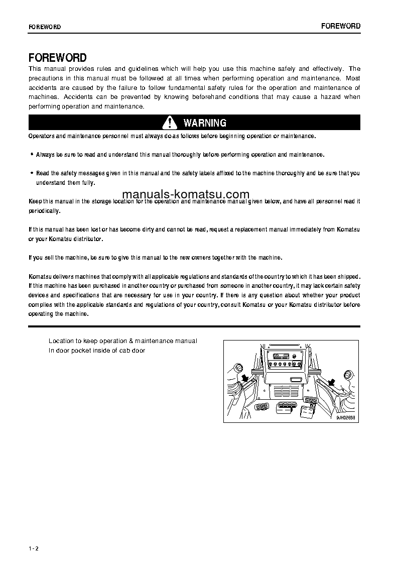 Protected: D85EX-15(JPN)-TRIMMING DOZER S/N 10001-UP Operation manual (English)