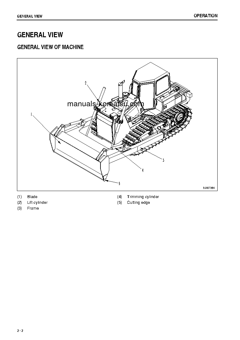 Protected: D85EX-15(JPN)-TRIMMING DOZER S/N 10001-UP Operation manual (English)
