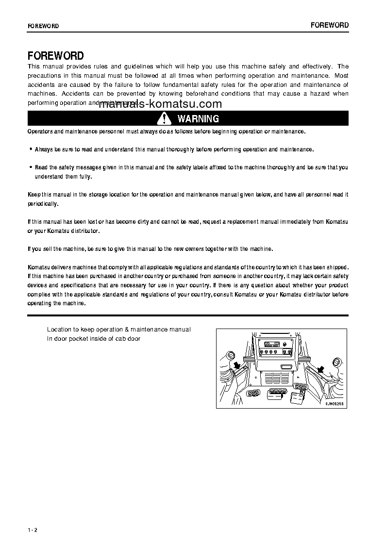 Protected: D155A-5(JPN)–50C DEGREE S/N 65289-UP Operation manual (English)