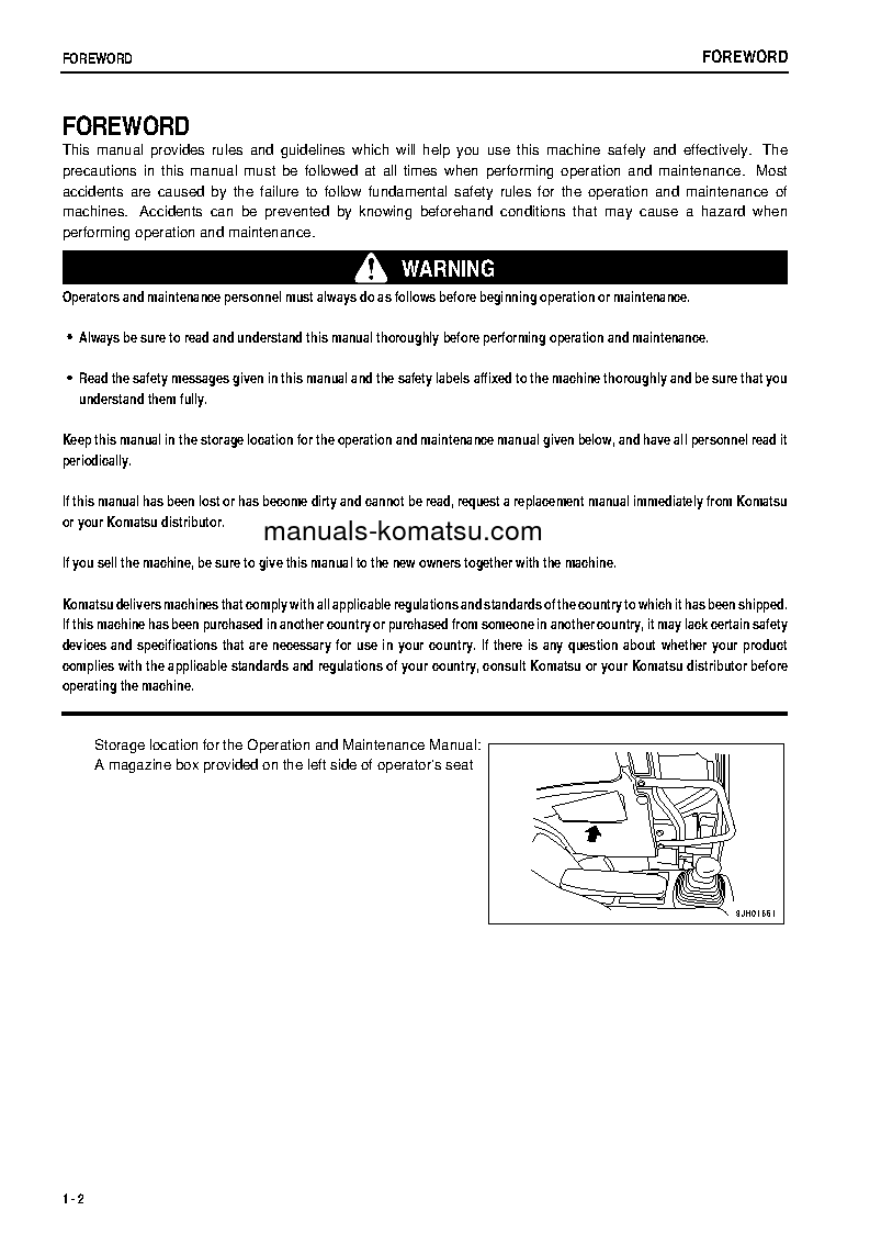 Protected: PC78US-6(JPN) S/N 7615-11048 Operation manual (English)