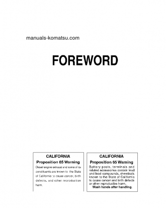 WA200-5(JPN) S/N 65001-65628 Operation manual (English)