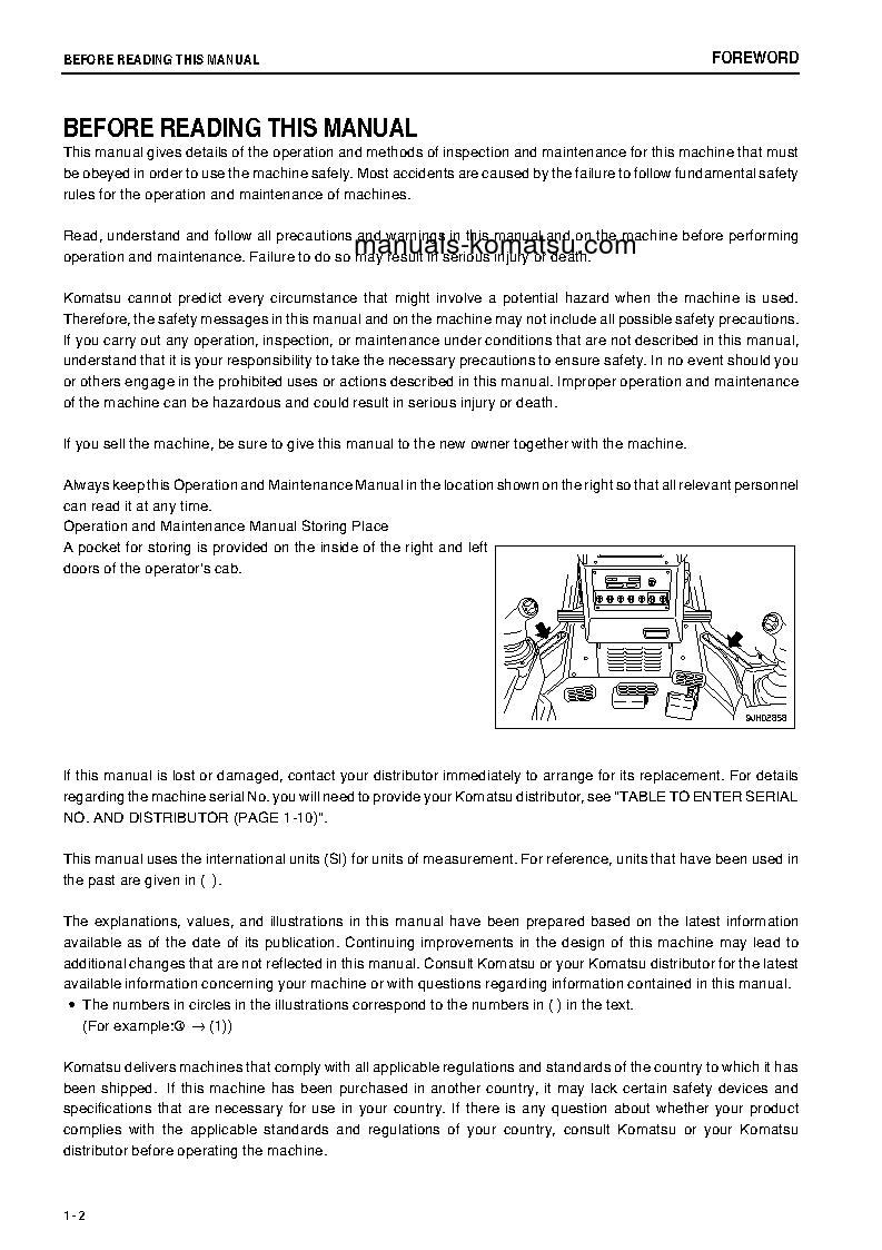 Protected: D85EX-15(JPN)-TIER3 S/N 11001-11473 Operation manual (English)