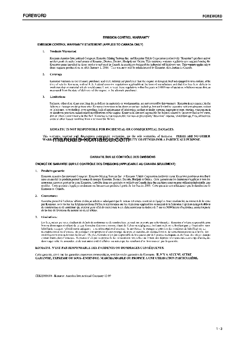 Protected: D475A-5(JPN)–30C DEGREE S/N 20001-UP Operation manual (English)