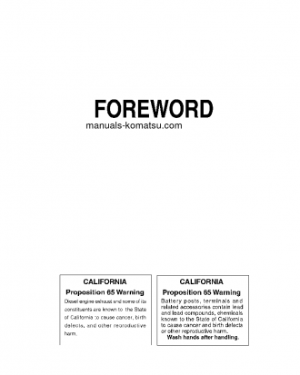 PC300LC-7(JPN)-TIER3, WORK EQUIPMENT GREASE 500H S/N 50001-UP Operation manual (English)