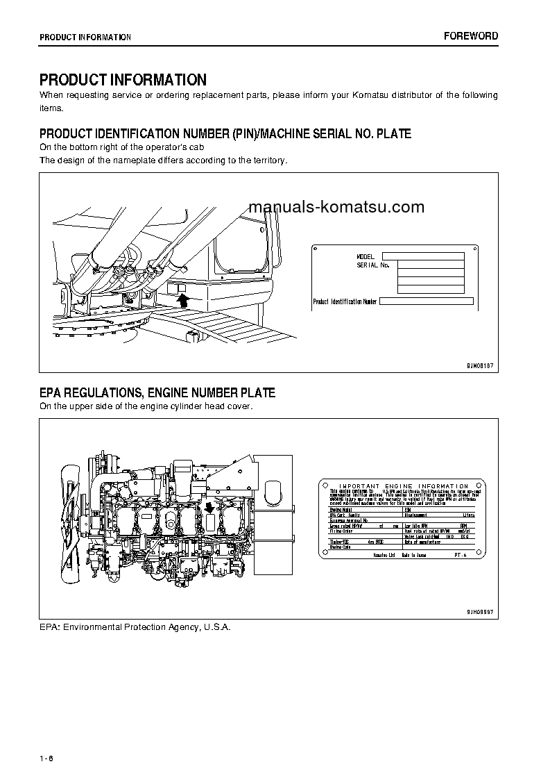 Protected: PC400-7(JPN)-TIER3, WORK EQUIPMENT GREASE 500H S/N 60001-UP Operation manual (English)