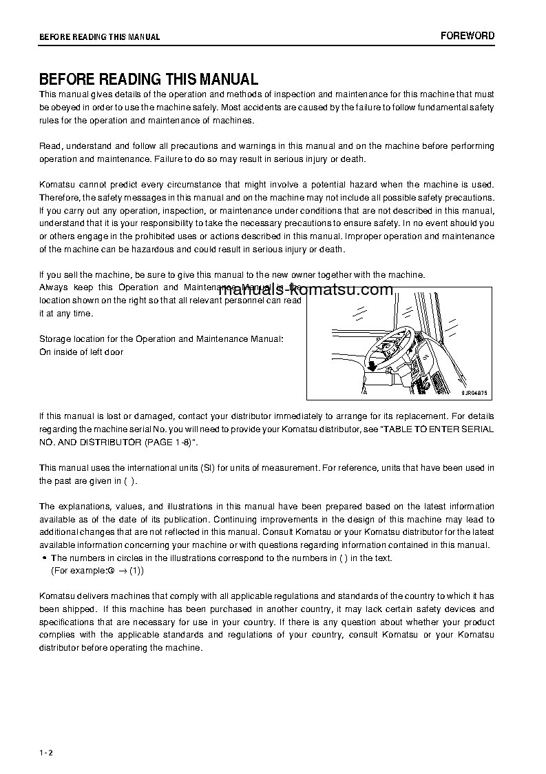 Protected: HD465-7(JPN)-E0 S/N 10001-10037 Operation manual (English)