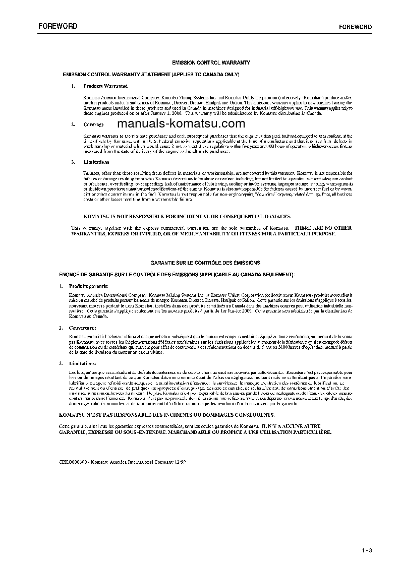 Protected: D275AX-5(JPN)-TIER3 S/N 30001-30131 Operation manual (English)