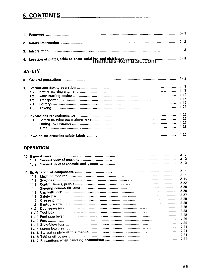 Protected: WD900-3(JPN) S/N 50007-UP Operation manual (English)