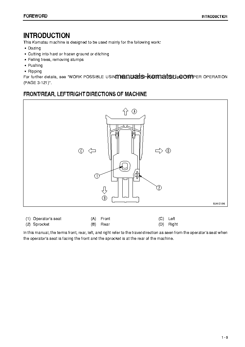 Protected: D275A-5(JPN)-W/O EGR S/N 35001-35004 Operation manual (English)