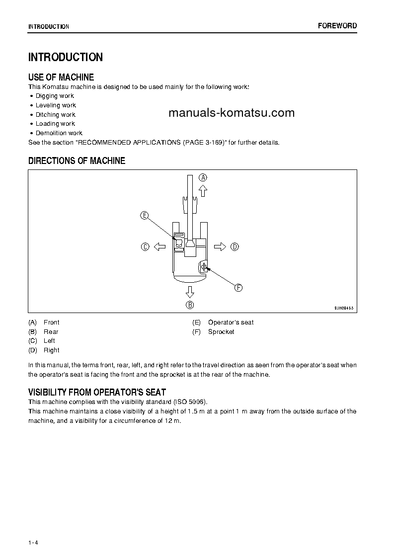 Protected: PC300LC-8(JPN)-WORK EQUIPMENT GREASE 100H S/N 60001-61206 Operation manual (English)