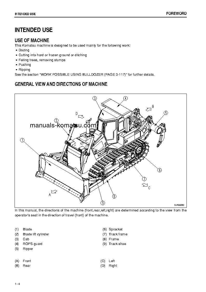 Protected: D85PX-15(JPN)-W/O EGR S/N 20001-20002 Operation manual (English)