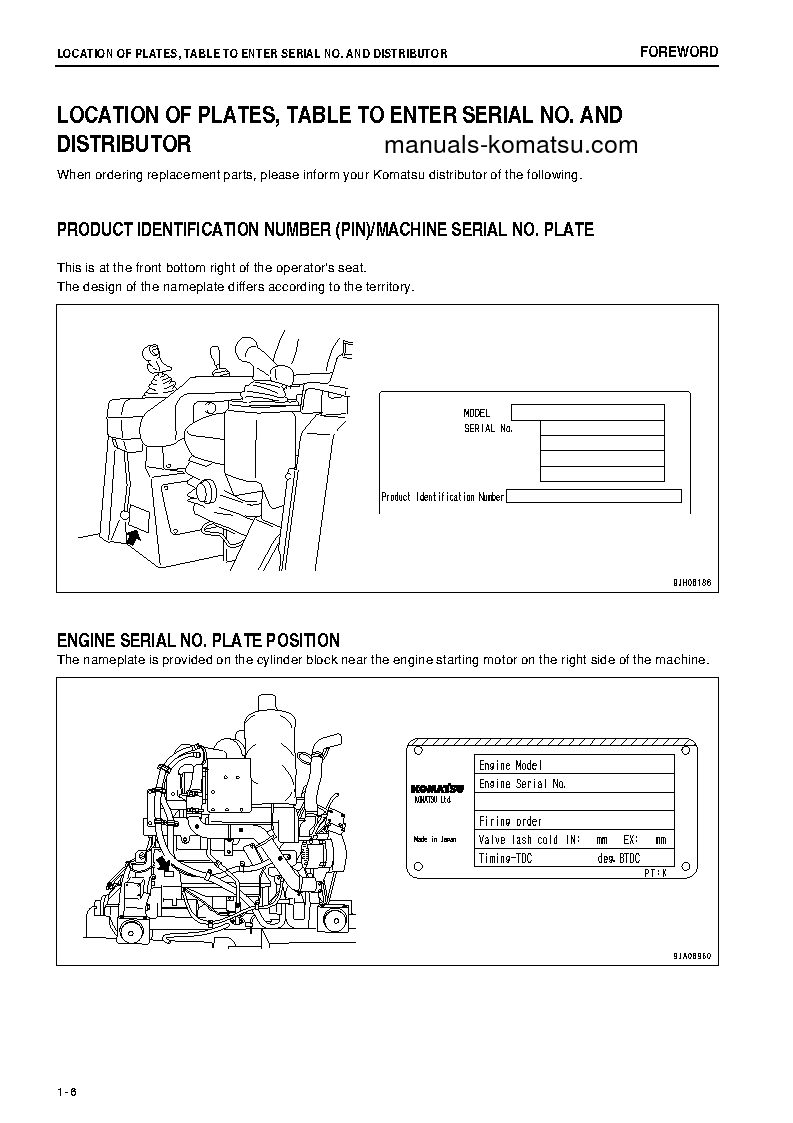 Protected: D85PX-15(JPN)-W/O EGR S/N 20001-20002 Operation manual (English)