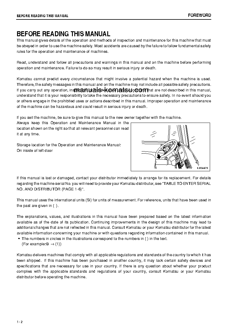 Protected: HD465-7(JPN)-R S/N 15001-15297 Operation manual (English)