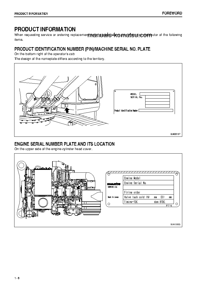 Protected: PC800-8(JPN)-W/O EGR S/N 60001-60024 Operation manual (English)