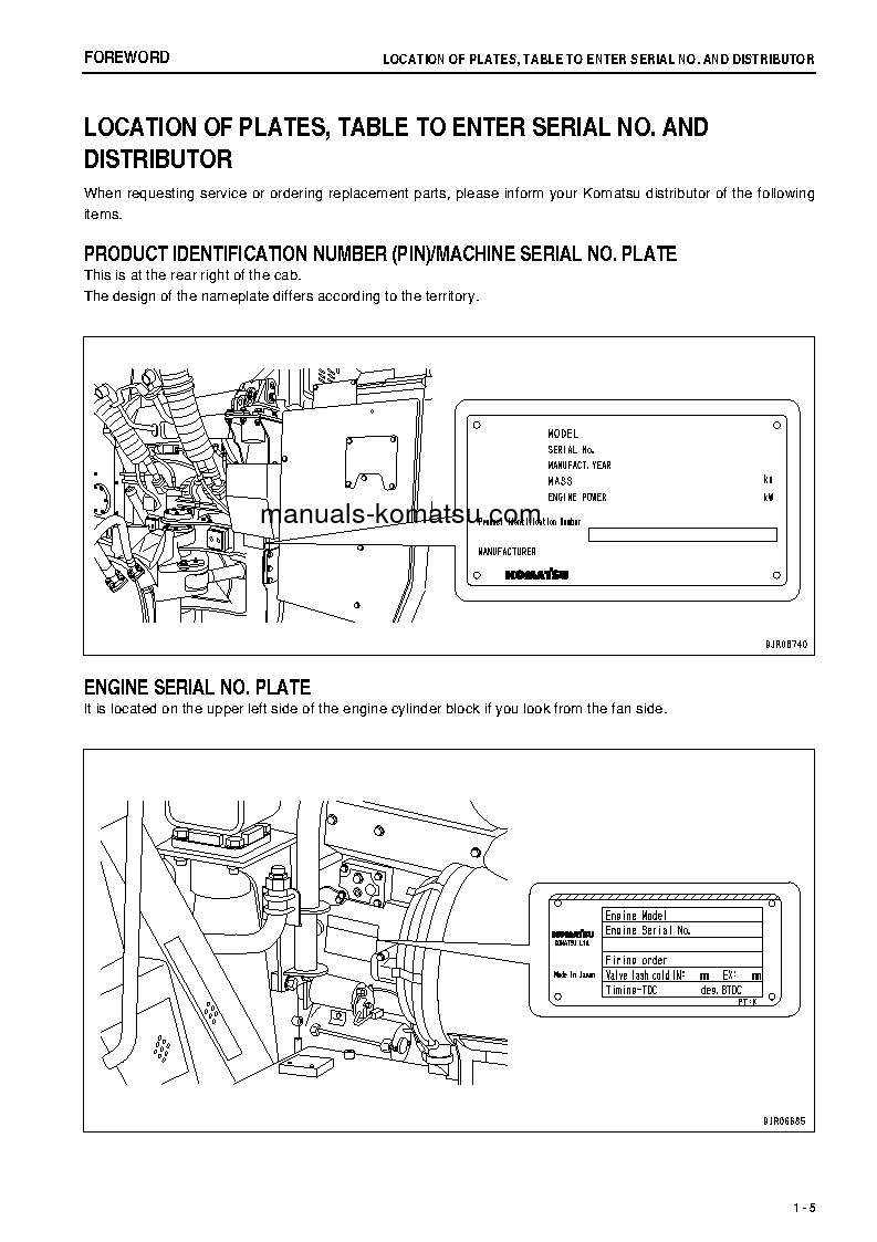 Protected: HM300-2(JPN)-W/O EGR S/N 7001-7006 Operation manual (English)