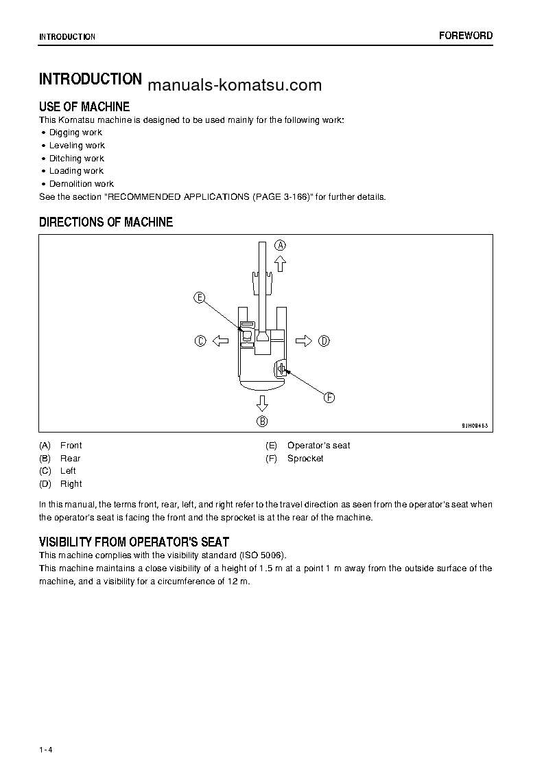 Protected: PC200LC-8(JPN)-WORK EQUIPMENT GREASE 100H S/N 310001-315311 Operation manual (English)