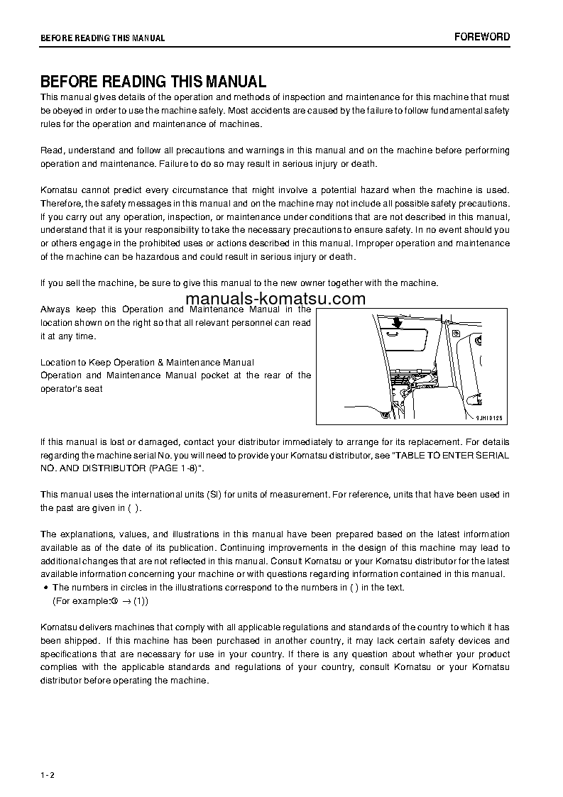 Protected: D155A-6(JPN) S/N 85001-85024 Operation manual (English)