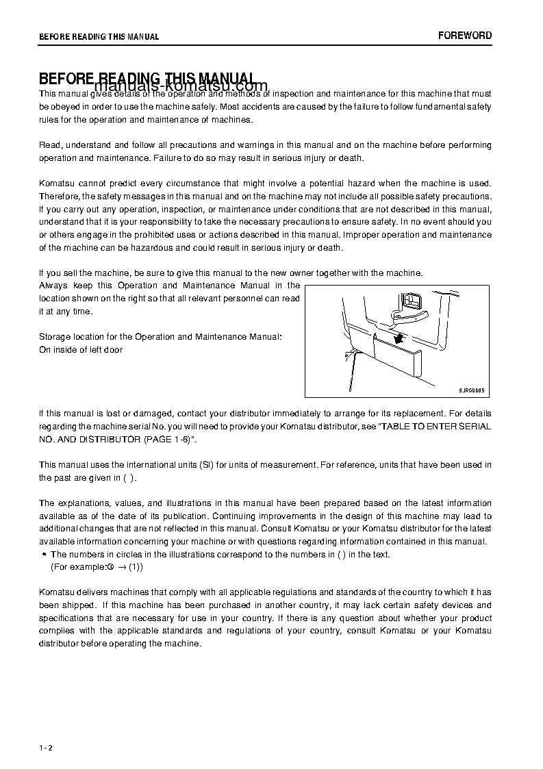 Protected: HM350-2(JPN)-W/O EGR S/N 7001-7029 Operation manual (English)
