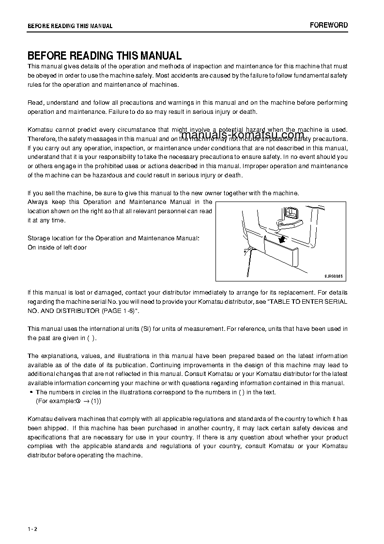 Protected: HM400-2(JPN)-W/O EGR S/N 7001-7078 Operation manual (English)