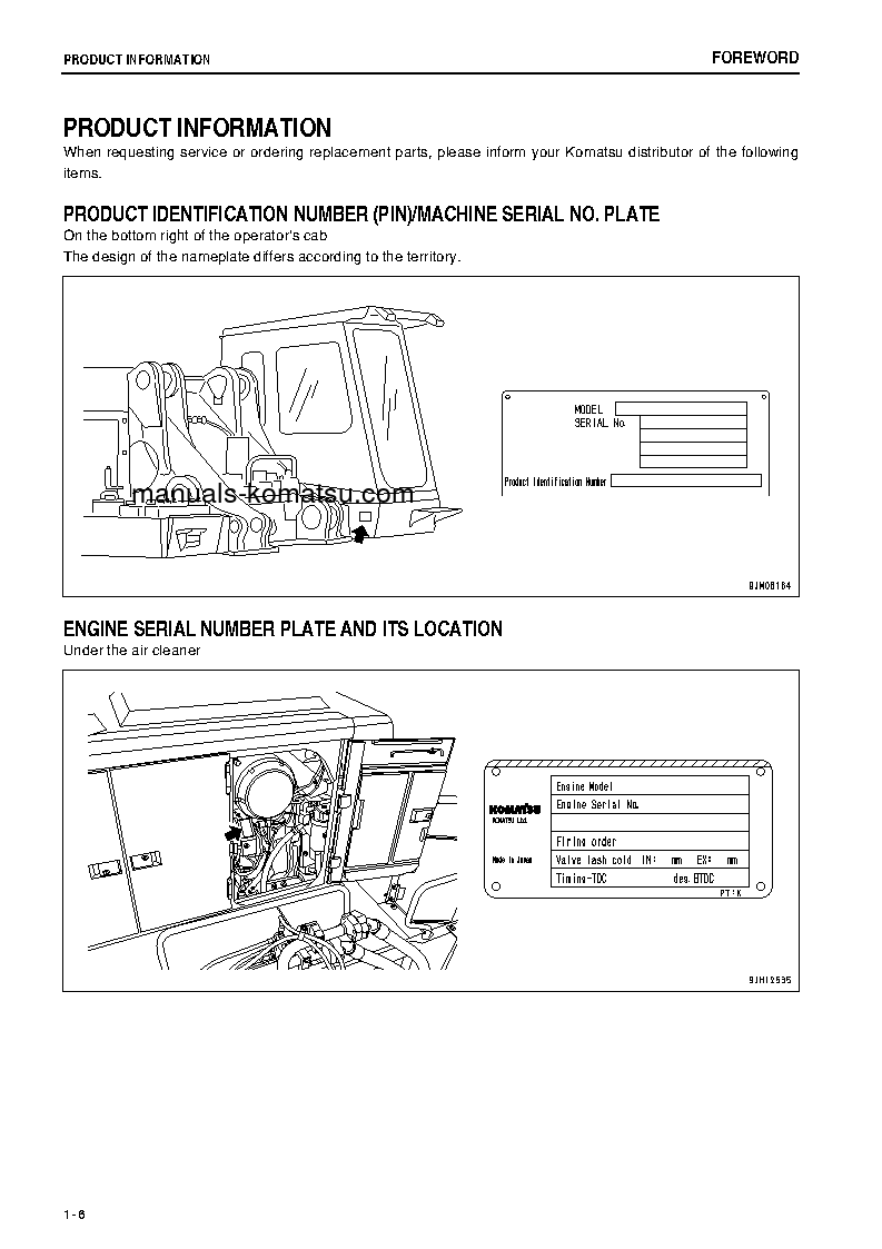 Protected: PC1250-8(JPN)-W/O ERG S/N 35017-35160 Operation manual (English)