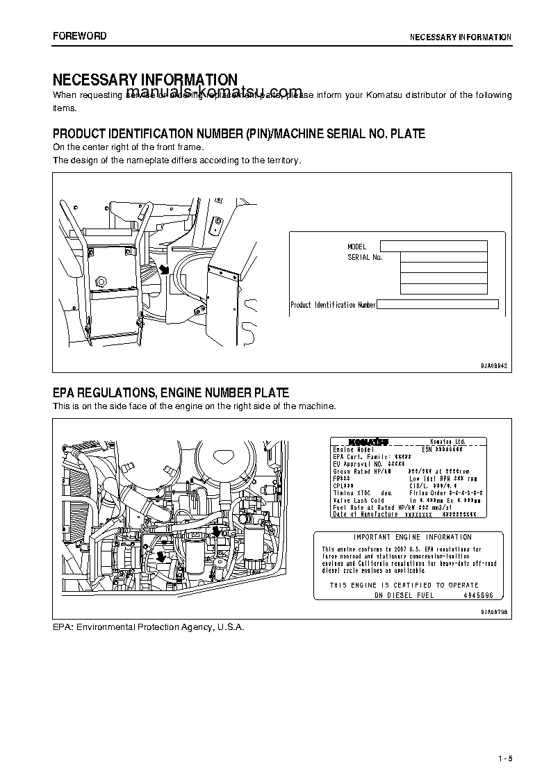 Protected: WA250-6(JPN) S/N 75001-75812 Operation manual (English)