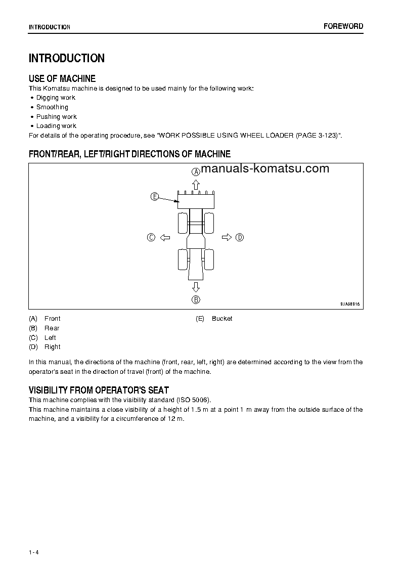 Protected: WA320-6(JPN) S/N 70001-70535 Operation manual (English)