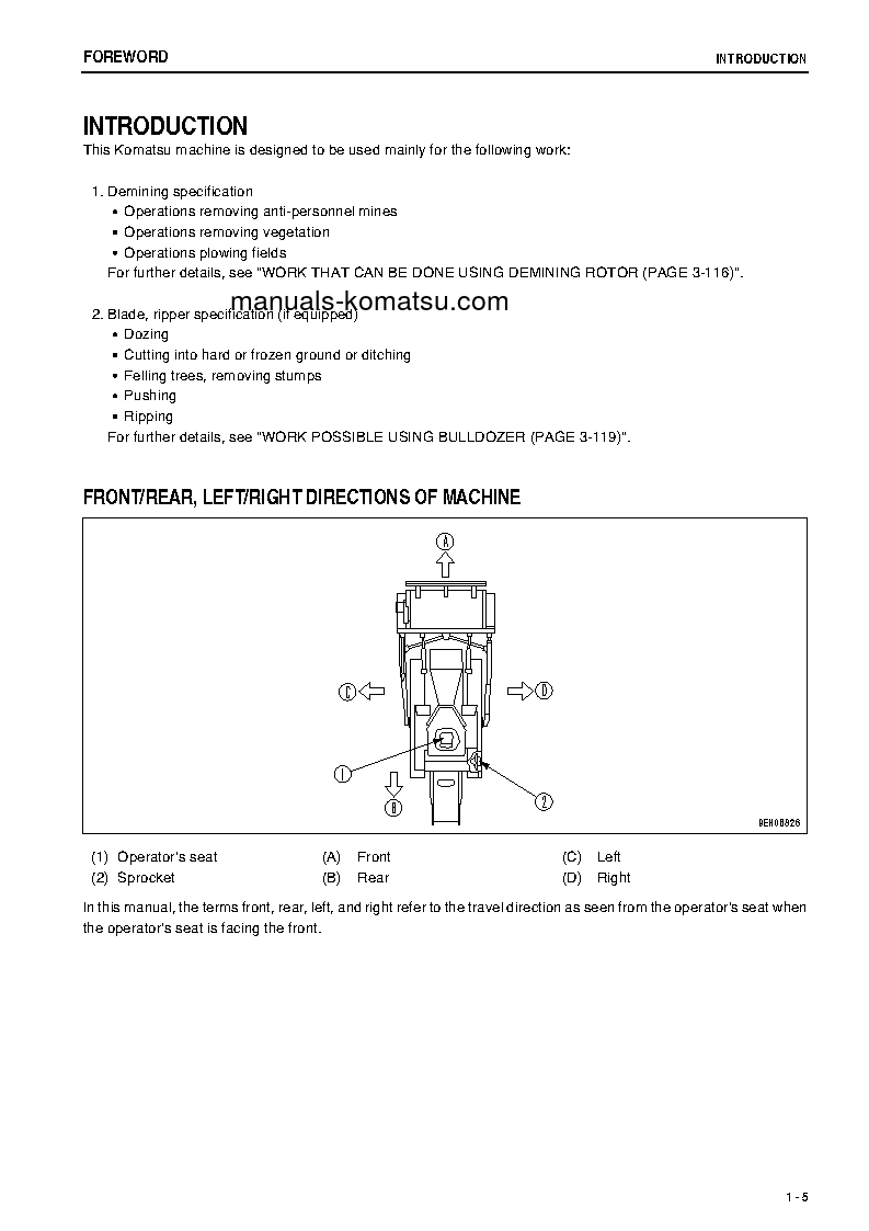 Protected: D85MS-15(JPN) S/N 1001-UP Operation manual (English)