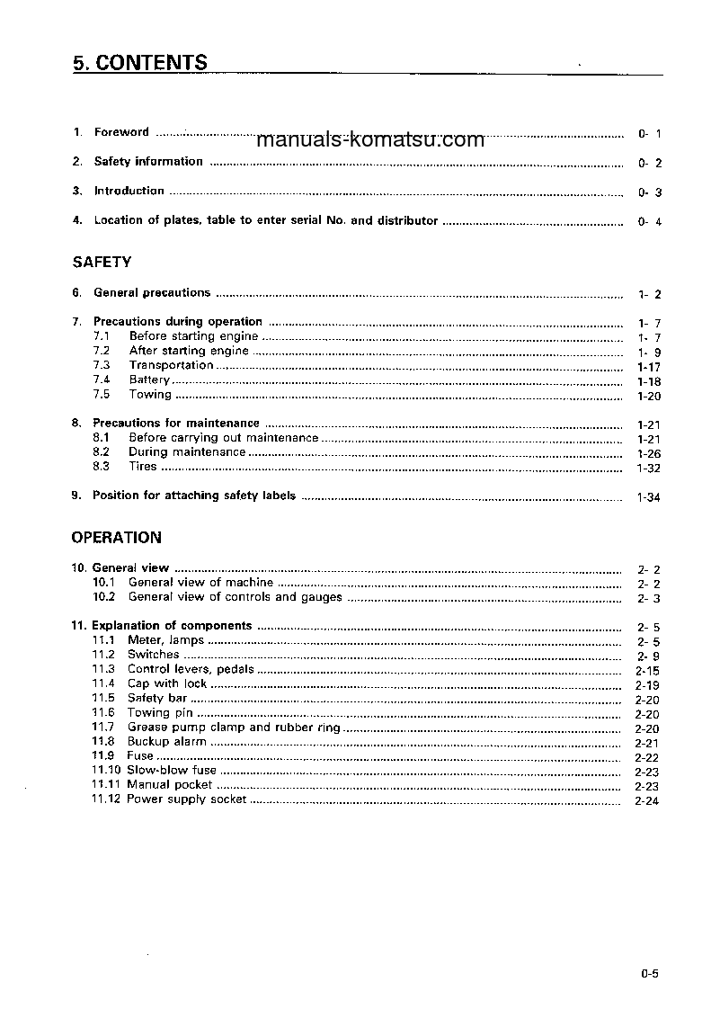 Protected: WA180-3(JPN) S/N 53192-UP Operation manual (English)
