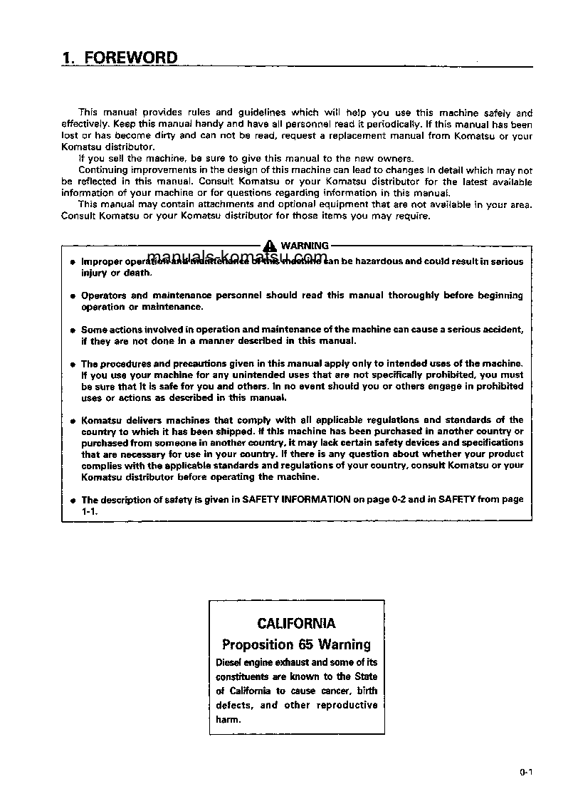 Protected: WA320-3(JPN) S/N 54001-UP Operation manual (English)