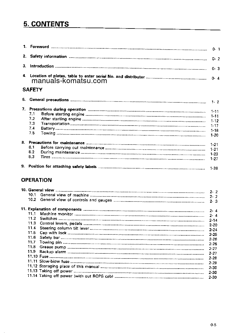 Protected: WA380-3(JPN) S/N 54001-UP Operation manual (English)