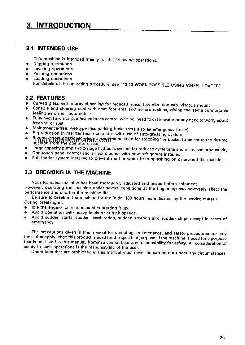 Protected: WA470-3(JPN)-MONO LEVER, AUTOSHIFT TRAMSMISSION S/N 54001-UP Operation manual (English)