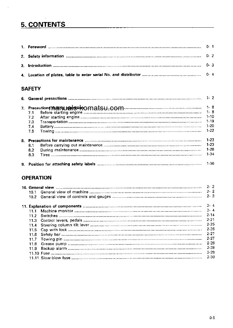Protected: WA470-3(JPN)-MONO LEVER, AUTOSHIFT TRAMSMISSION S/N 54001-UP Operation manual (English)