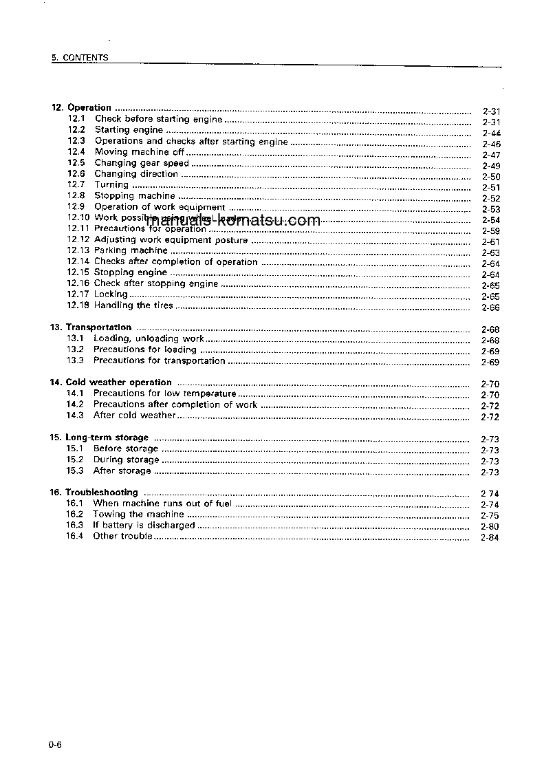 Protected: WA470-3(JPN)-MONO LEVER, AUTOSHIFT TRAMSMISSION S/N 54001-UP Operation manual (English)