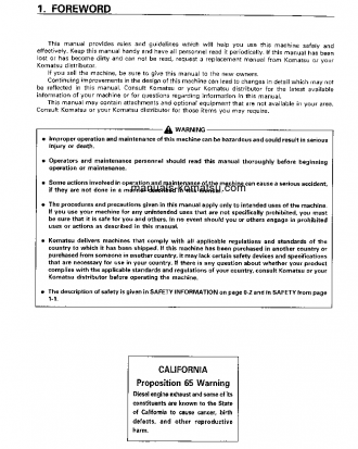 WA470-3(JPN) S/N 54001-UP Operation manual (English)