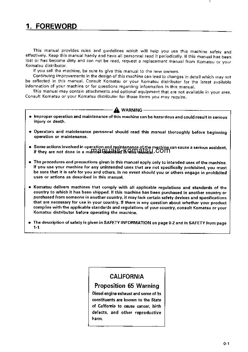 Protected: WA470-3(JPN) S/N 54001-UP Operation manual (English)