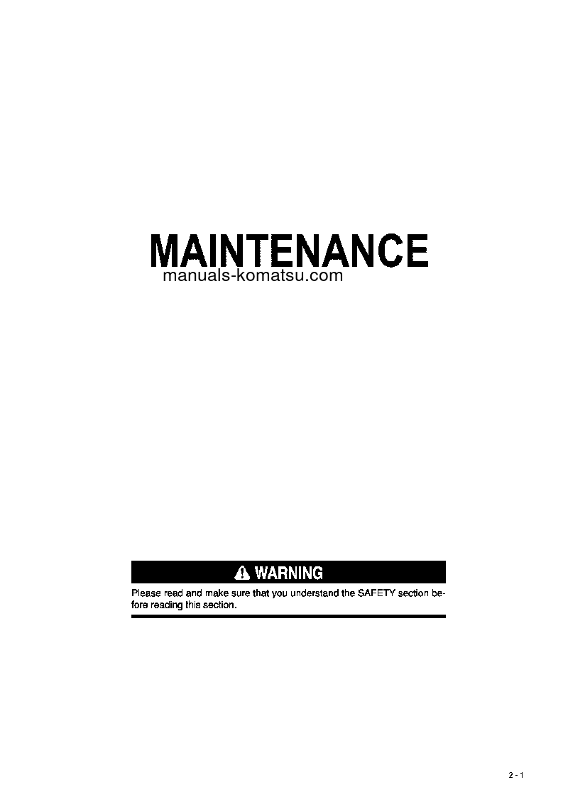 Protected: D21A-8(JPN)-TRIMMING DOZER, FOR CHINA S/N 84104-UP Operation manual (English)