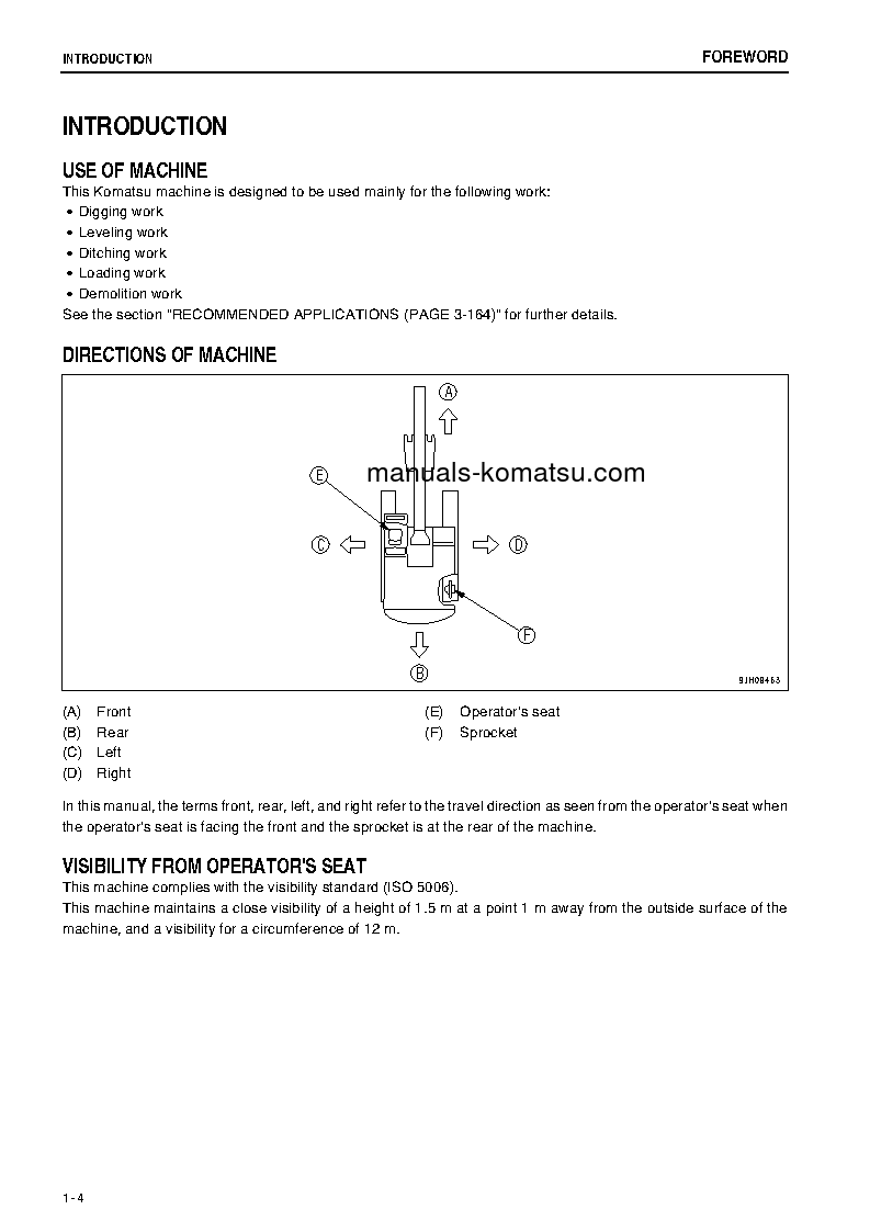 Protected: PC130-8(JPN) S/N 80001-UP Operation manual (English)
